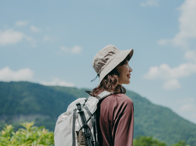 自然に親しみながら前進していくのがトレイル旅のおもしろさ。