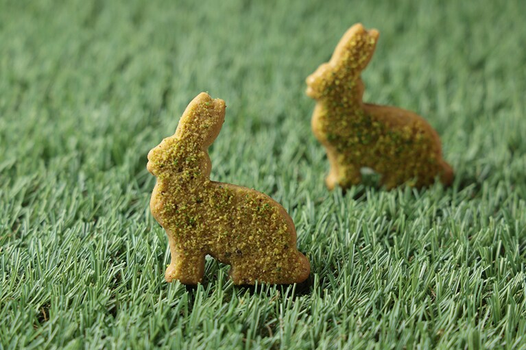 スイーツの一例。うさぎをモチーフにした「ラパン ピスタチオサブレ」。