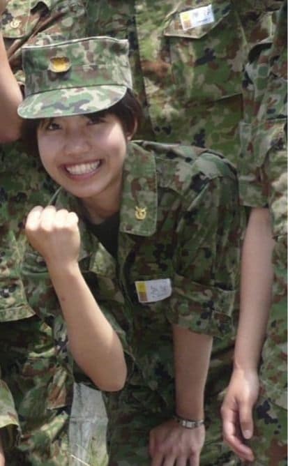 防大生時代の松田さん（本人提供）