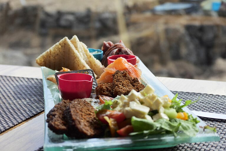 レモン以外はファームや近所で採れた食材を使用。