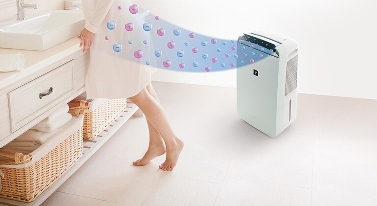 1日あたりの除湿量は10リットル(除湿「強」運転時)と、除湿機能も抜群です。