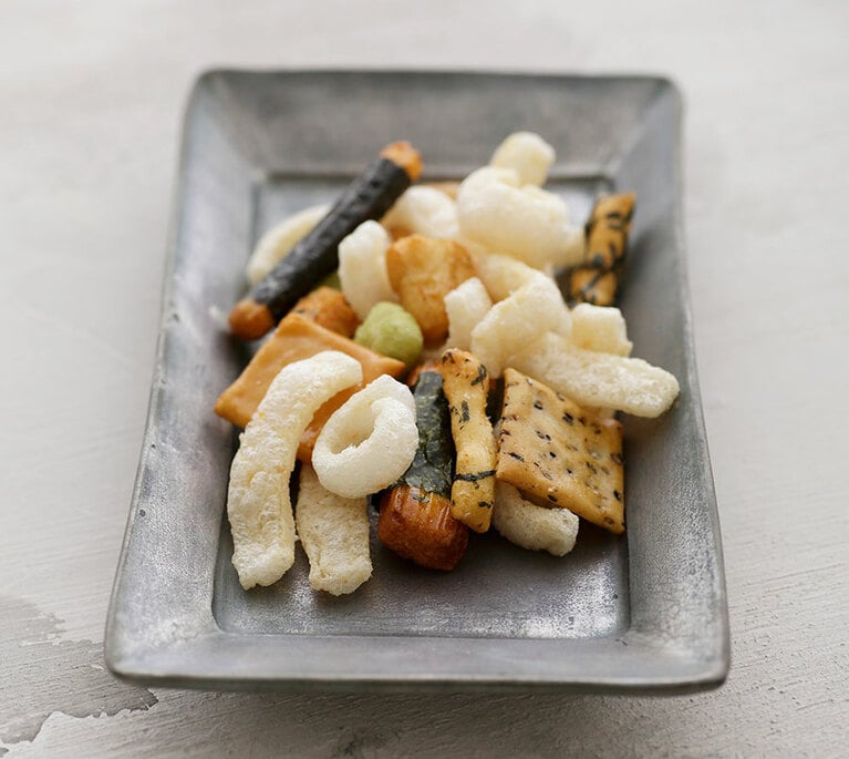 江戸みやげ 缶入り(60g×6袋) 3,600円(税込)／進世堂　※賞味・消費期限：90日