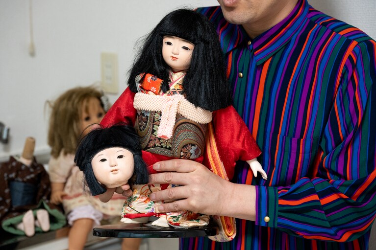 菊姫のお腹に入っていた孔子くんの首。「なぜ？」としか言いようがない。