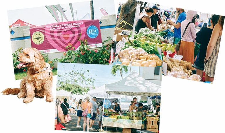 Kakaako Farmers Market（カカアコ ファーマーズ マーケット）。