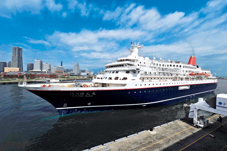 就航30周年をむかえたクルーズ客船「にっぽん丸」。 