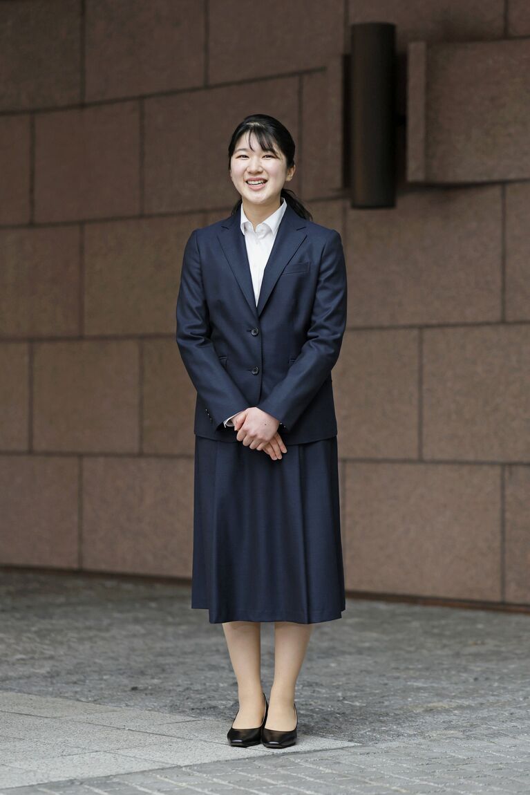 2024年4月1日、日本赤十字社に初出勤された愛子さま　©時事通信社