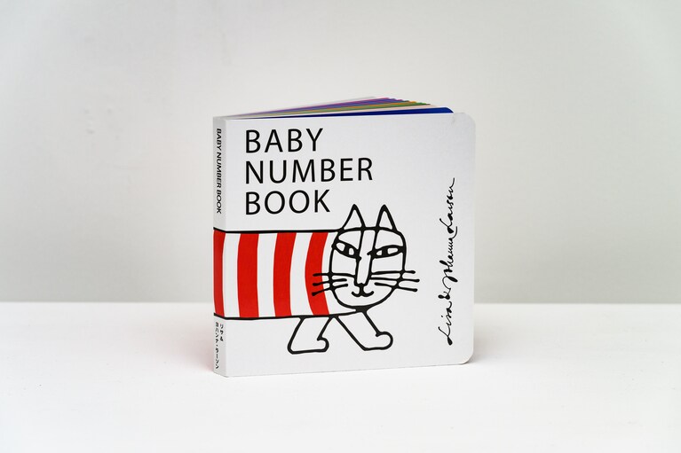 絵本『BABY NUMBER BOOK』の表紙に起用されたマイキー。まだこの頃は名前がなかった。