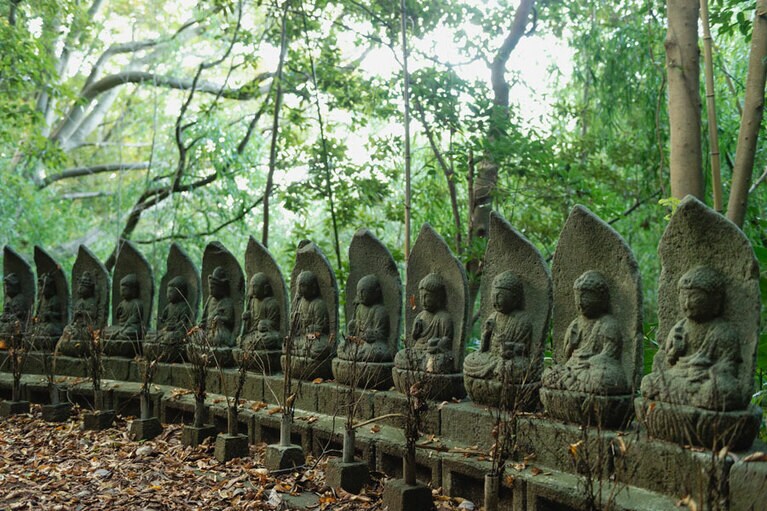 境内には88体の石仏が並んでおり、ぐるりと回ってお参りすると、四国八十八ヶ所霊場を巡礼したのと同じご利益があるとされています。