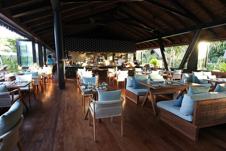 メインのトヴォレア・レストラン。