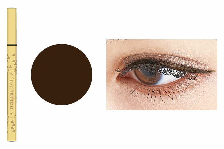 K-パレット リアルラスティングアイライナー24hWPk BBブラウンブラック(我妻善逸) 1,320円(数量限定発売)。