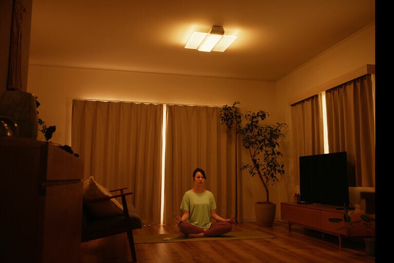 眠るための環境を整えるのにもおすすめの「マインドフルネスモード」で、自分に向き合う時間を習慣にしたい。