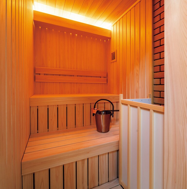 自分だけのサウナ時間。思う存分、余韻に浸れる。（BYAKU Narai かね上屋　長野）