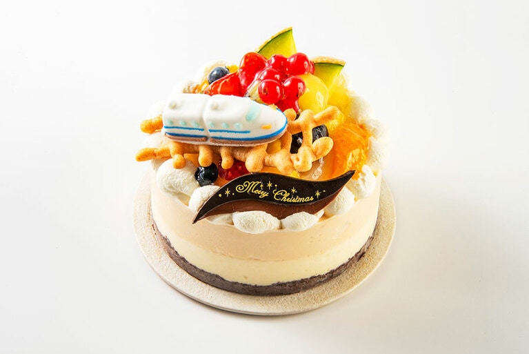 「キャラメルレアチーズムース」4,100円／京橋千疋屋＜グランスタB1改札内＞。