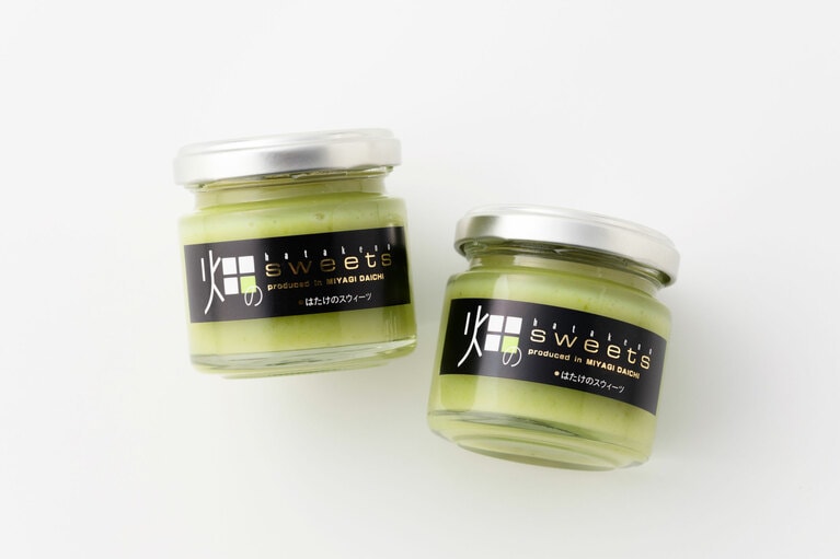 くりはら生ジャム ずんだ 小瓶各550円（80g）。