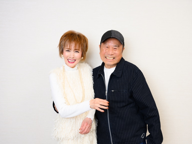 小柳ルミ子さんと近田春夫さん。