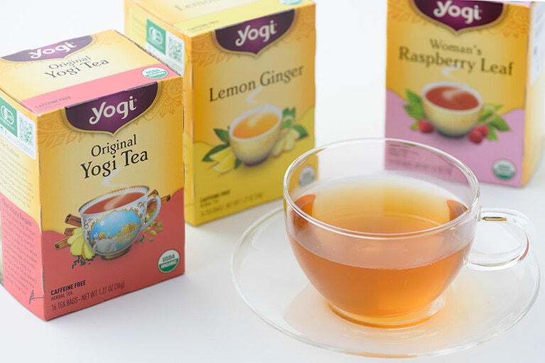 ヨギティー 各554円(16個入り)。