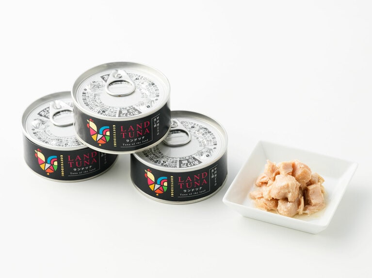 【山梨県】甲州地どり　LAND TUNA（ランドツナ） 各95g 980円／甲州地どり市場