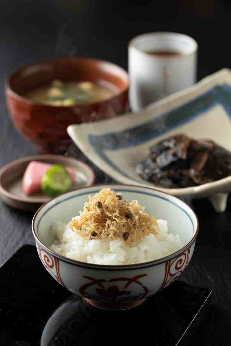 繊細なじゃこのやさしい味わい。じゃこ山椒 890円／しののめ寺町