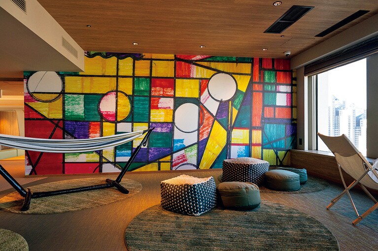 カラフルなアートで彩られた「パーク」。