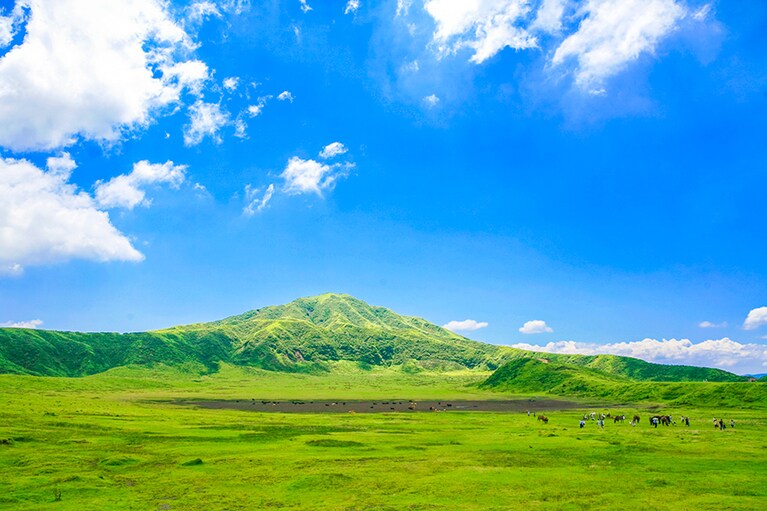 【熊本県】草千里ヶ浜。