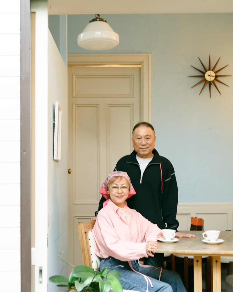 安野ともこさんと近田春夫さん。