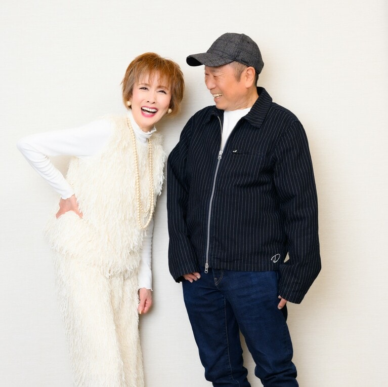 小柳ルミ子さんと近田春夫さん。