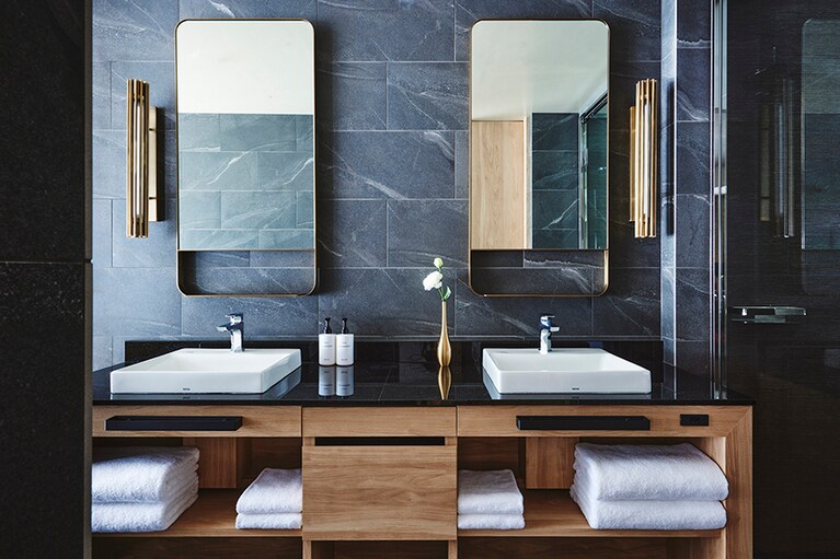 ANAインターコンチネンタル安比高原リゾート［岩手／安比高原］客室洗面台一例。