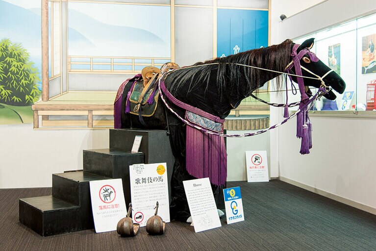 歌舞伎座タワー5階にある｢歌舞伎座ギャラリー｣。舞台で使われている道具に触れたり、撮影もOK。営業時間：10:00～17:30(最終入館17:00)、不定休、入場料：600円～。