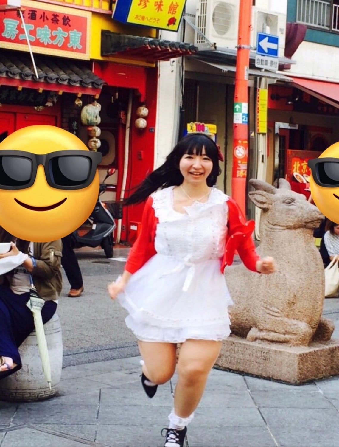 若かりし頃の彼女（写真：本人SNSより）