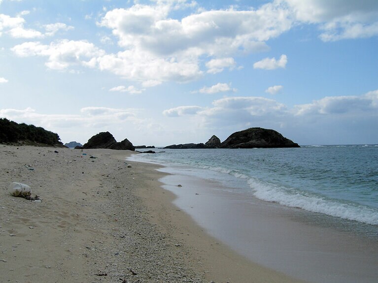 行くのはひと苦労だけれど、その分、プライベート感が味わえるクシバルビーチ