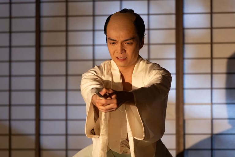 大河ドラマ『べらぼう～蔦重栄華乃夢噺～』第36回「鸚鵡のけりは鴨」の場面カット。（C）NHK