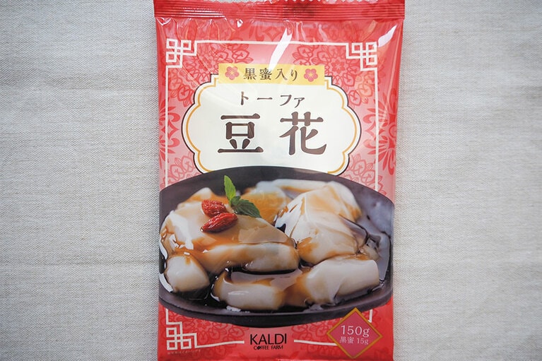 「カルディオリジナル 豆花」165g 168円。