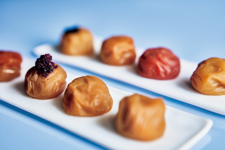 紀州南高梅 彩りセット 80g×8種 3,240円。