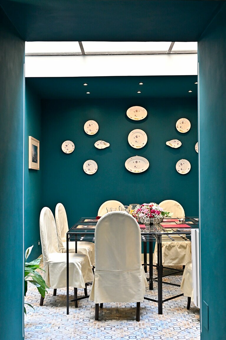 優雅に一日を始められる朝食ルーム。