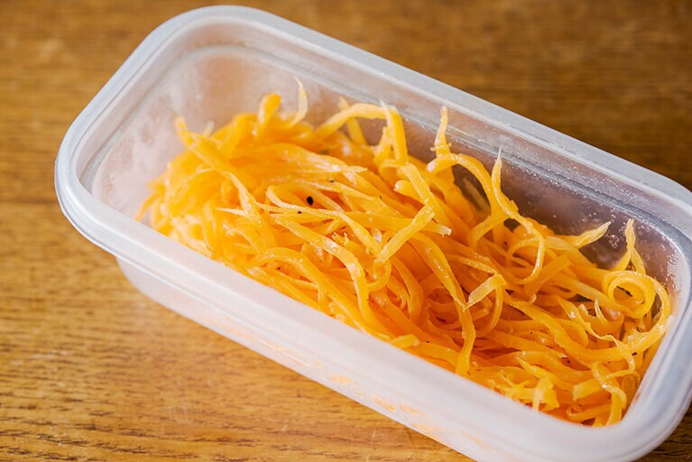 にんじんナムル。