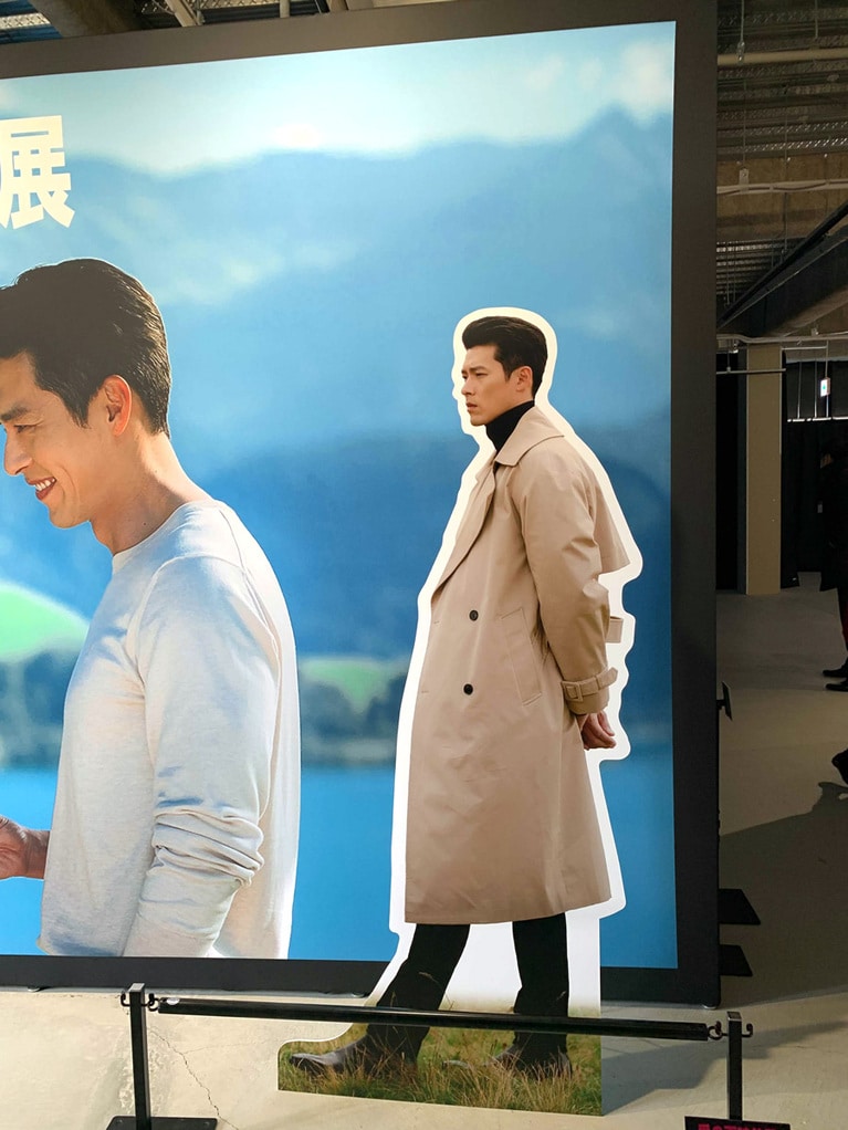 リ・ジョンヒョクといっしょに撮影ができる出口付近のスポット。