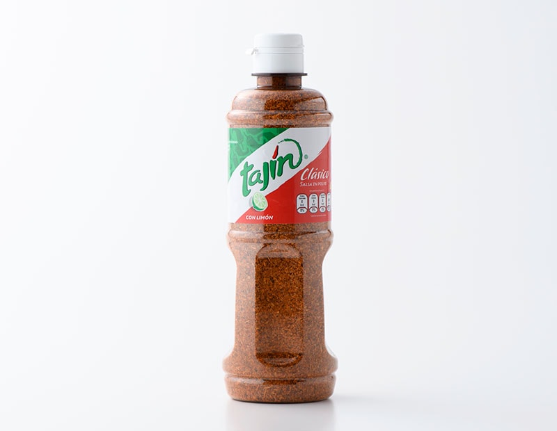 「タヒン(Tajin)」のチリスパイス 47メキシコペソ。