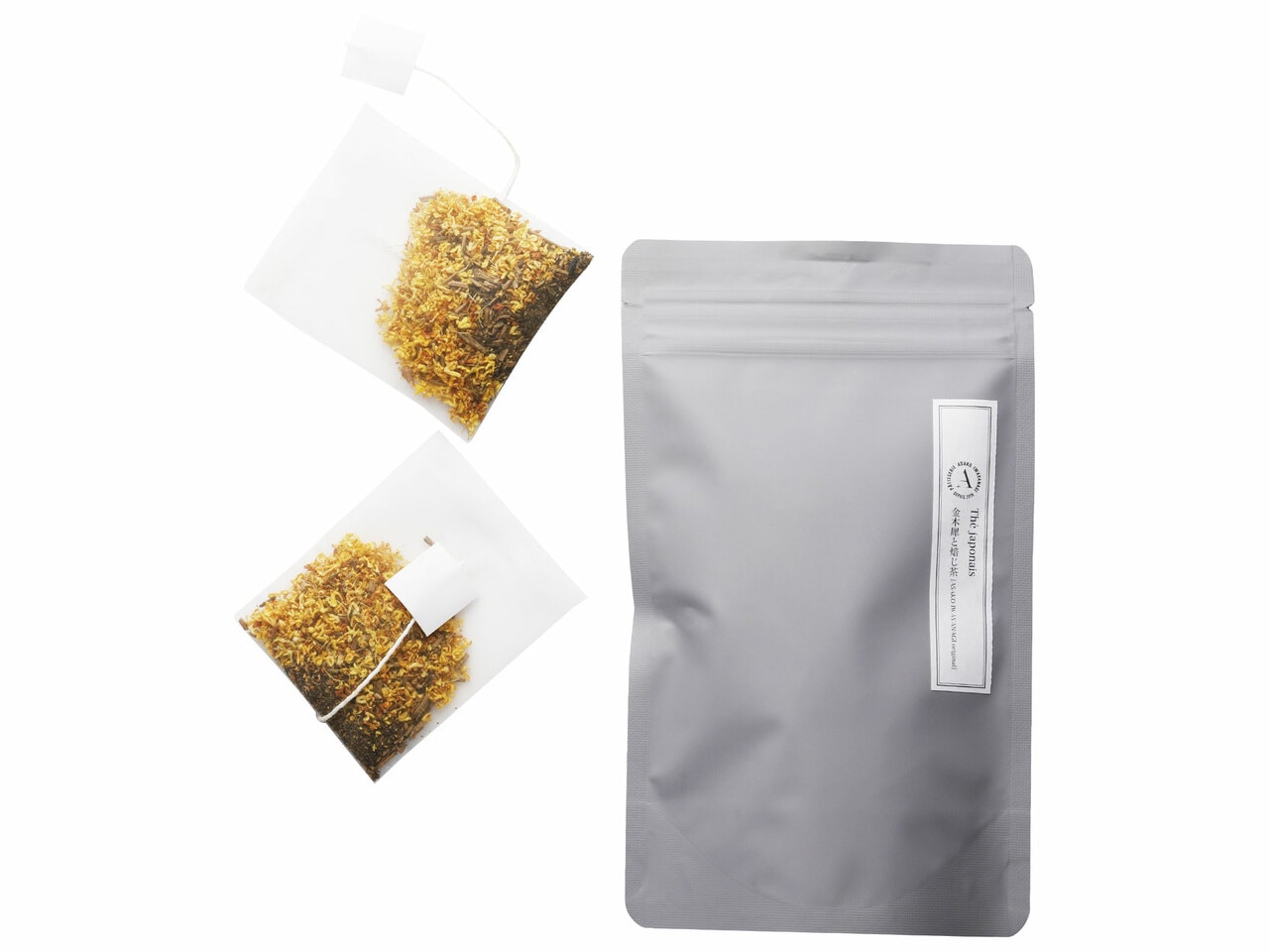 金木犀と焙じ茶 ASAKO IWAYANAGI オリジナル ティー 8包入り 1,998円。