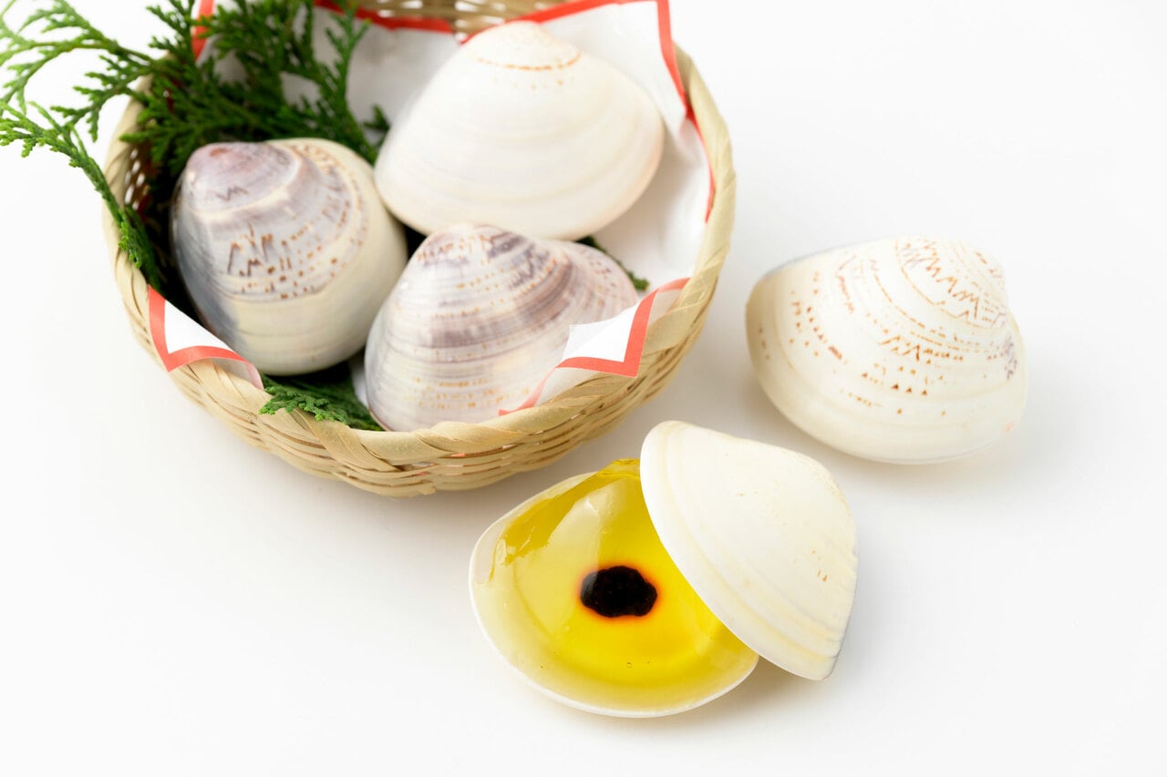 浜土産 各500円。※販売は～9月中旬まで／亀屋則克