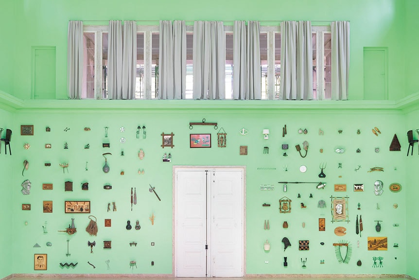 2026年ヴェネツィア・ビエンナーレのドイツ館における故ヘンリケ・ナウマン氏の展示。Jens-Ziehe©german pavilion Henrike Naumann The Home Front 2026