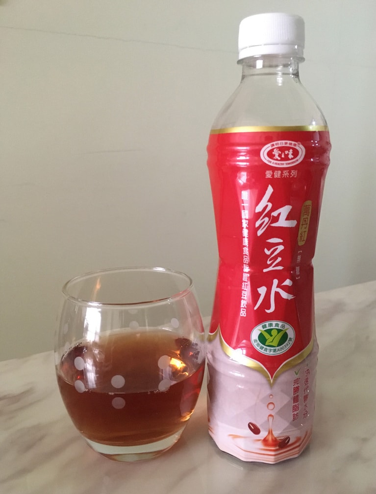 萬丹紅紅豆水 25元 530ml。