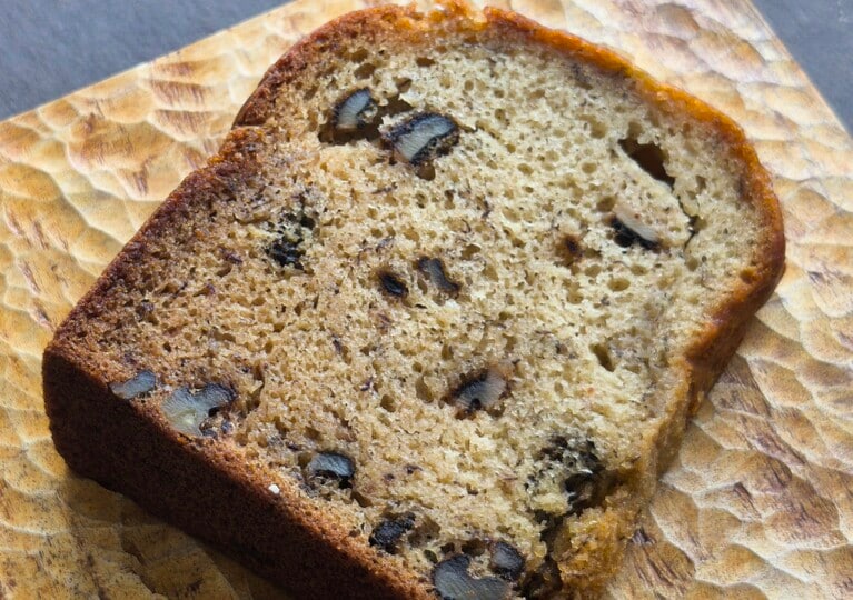 バナナ好きにはたまらないパウンドケーキ。