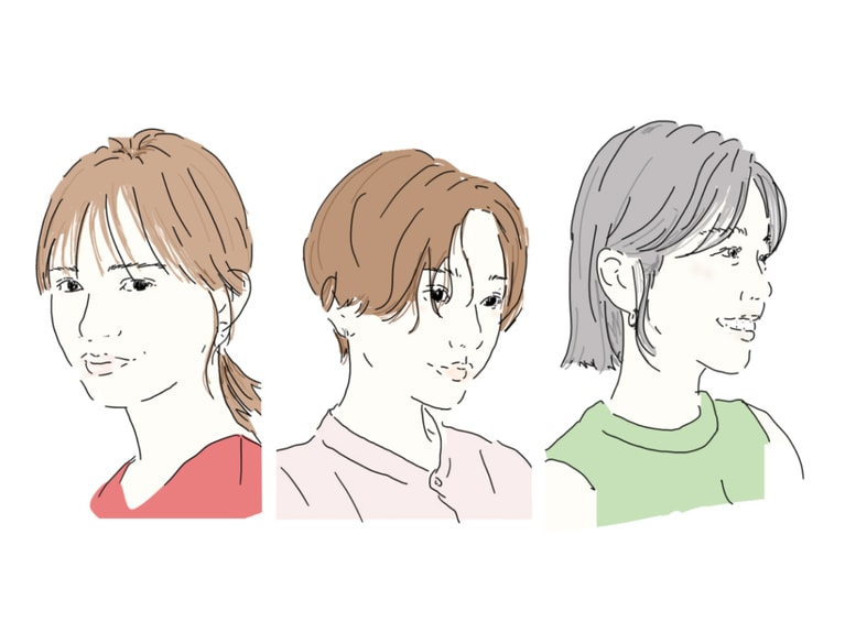 2025年現在は、透け感のある「シースルーバング」が人気。