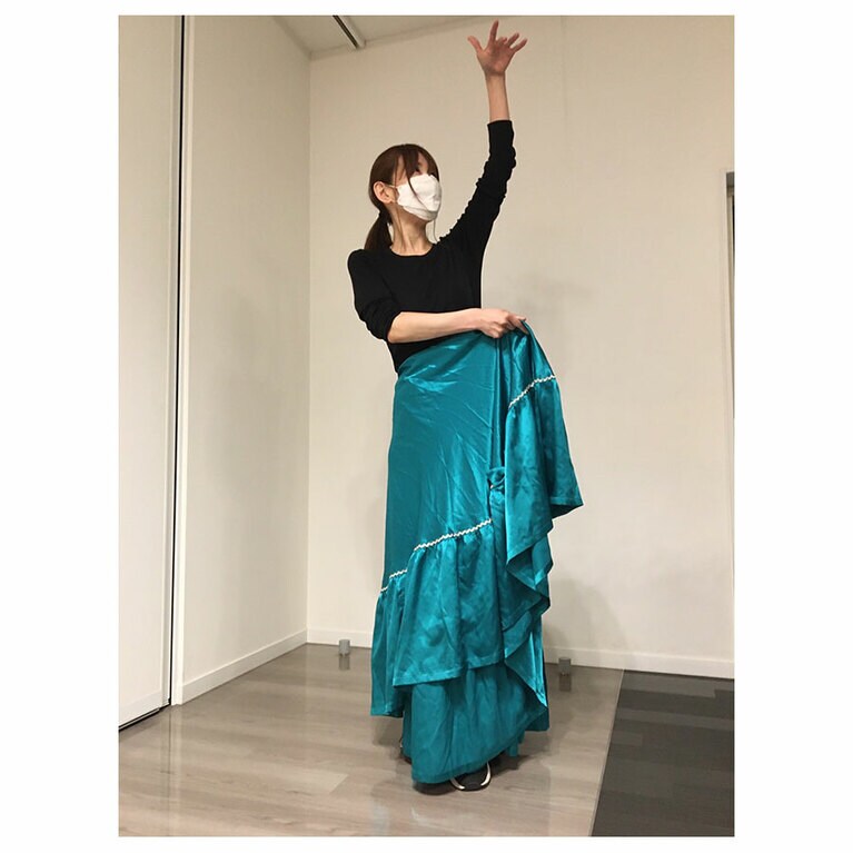 レッスン後、なりきっている姿を参加者の方に撮ってもらいました！