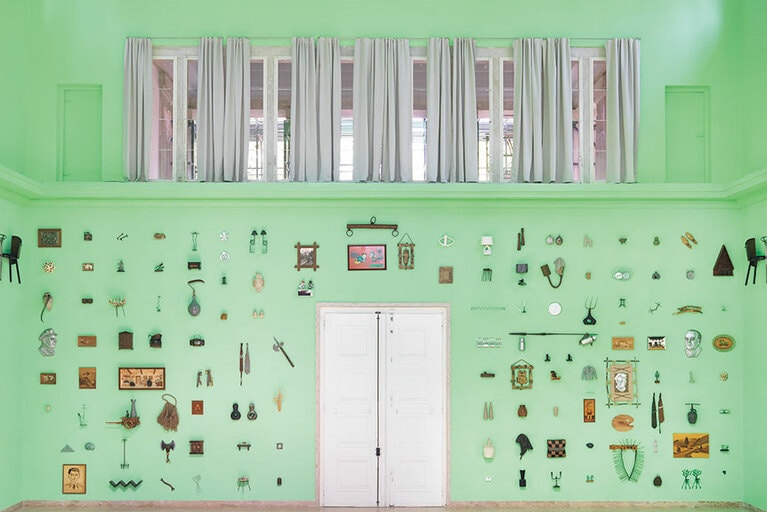 2026年ヴェネツィア・ビエンナーレのドイツ館における故ヘンリケ・ナウマン氏の展示。Jens-Ziehe©german pavilion Henrike Naumann The Home Front 2026