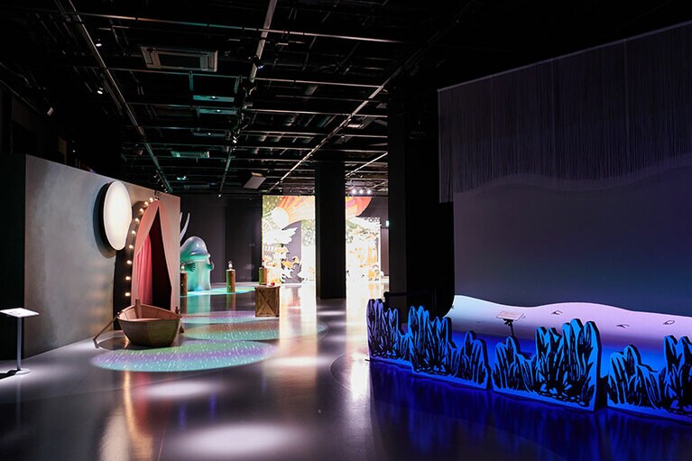 コケムス3階の展示。