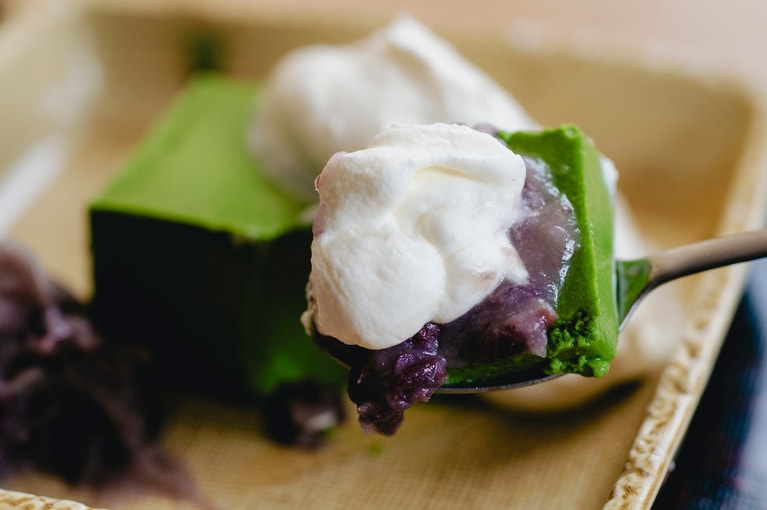 それぞれに高品質な素材を使い、別々に食べても、ひと口で味わっても。