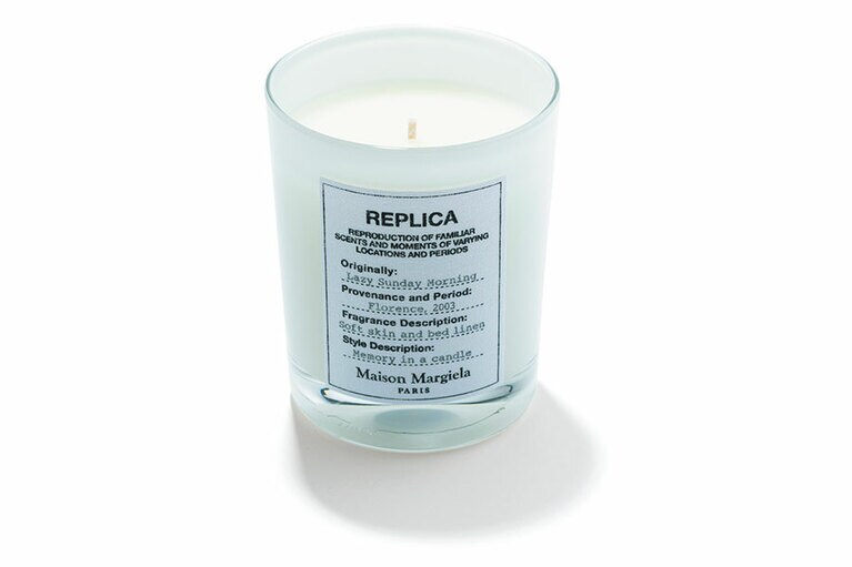 レプリカ キャンドル レイジーサンデー モーニング 165g 8,800円／メゾン マルジェラ フレグランス