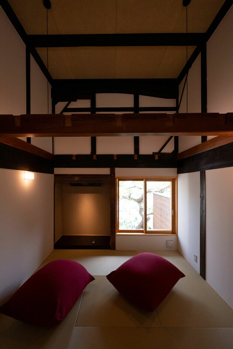 コネクティングルームの共有スペース。