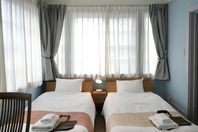 お昼寝用に使われていた日当たりのいい部屋。